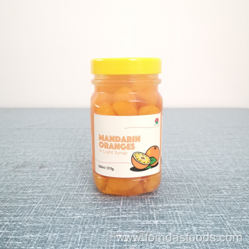 540ml Mandarin Oranges in Pear Juice Plastic Jars